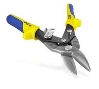 S&R Professional Aviation Tin Snips, 250mm - Straight Cut - Cr-Mo Steel - Universal Metal Shears for Cu, Steel, INOX - HRC 60-62