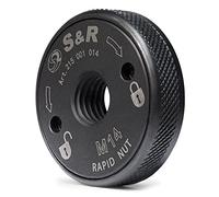 S&R Quick Clamping Flange M14 - Fast Locking Nut for Angle Grinders | Tool-Free Quick Release
