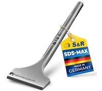 S&R SDS-Plus Hollow Chisel 14x250x22mm - Gouge Chisel Set for Concrete Channeling | Heavy-Duty Precision Cutting (300x80mm 20°)