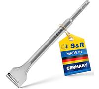 S&R SDS Plus Spade Chisel 250x40mm Alloy Steel Plaster and Concrete Removal