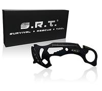 SRT 14-Function Premium Rescue Multitool – Seat Belt Cutter & Window Breaker – TSA Compliant