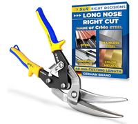 S&R Tin Snips 280 mm Right Cut, Heavy-Duty CrMo Sheet Metal Shears