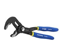 S&R Water Pump Pliers 175x25mm, CR-V Quick Adjustment Mechanism | Self-adjusting pipe wrench and groove joint pliers for plumbing, assembly and maintenance, phosphated CR-V