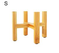 (S) Rack Holder Pot Bonsai Home Garden Wood Flower Indoor Display Plant Stand Shelf