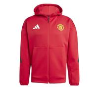 (S, Red) Adidas Mens 25/26 Manchester United FC Anthem Jacket