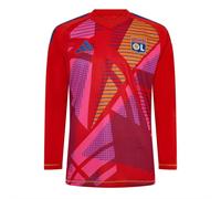 (S, Red) Adidas Mens Olympique Lyonnais Performance Goalkeeper Jersey