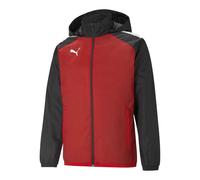(S, Red/Black) Puma Mens TeamLIGA Colour Block Anorak