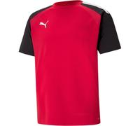 (S, Red/Black/White) Puma Mens TeamPACER Colour Block T-Shirt