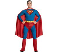 (S, Red/Blue/Yellow) Superman Mens Costume