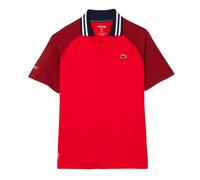 Lacoste Mens Daniil Medvedev Slim Tennis Polo Shirt - Red - S - Red