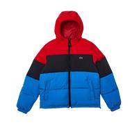 Lacoste Mens Duck Feather Water Repellent Puffer Jacket - Red - S - Red