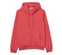 (S, Red) Lacoste Mens Fleece Full Zip Hoodie