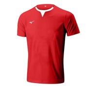 (S, Red) Mizuno Mens Authentic Logo Training Rugby Shirt