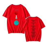 (S, red) The Overview Album 2025 T-shirt Steven Wilson Singer Print Tshirts Men Women Summer Cotton Tee Tops Graphic Streetwear