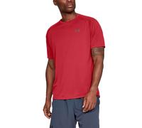 (S, Red) Under Armour Mens 2021 UA Tech 2.0 SS Crew Heatgear Wicking Training T-Shirt