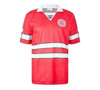 (S, Red/White) Hummel Unisex Adult 1988 Denmark Football Shirt