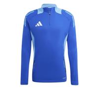 (S, Royal Blue) Adidas Mens Half Zip Long-Sleeved Jersey