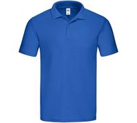 Fruit of the Loom Mens Original Pique Polo Shirt (Royal Blue) Cotton - Size Small