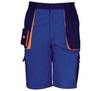 (S, Royal Blue/Navy) Result Work-Guard Mens Lite Shorts