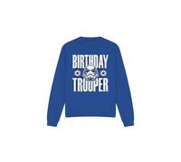 (S, Royal Blue) Star Wars Unisex Adult Birthday Troopers Sweatshirt