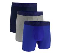 (S, Royal Blue/Steel/Navy) Under Armour Mens Performance Tech Boxer Shorts