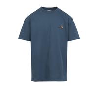 S/S American Script T-Shirt- male- Carhartt Wip- T-Shirts- Blue- L- Tops L