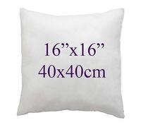 S&S Bedding HOLLOWFIBRE CUSHION PADS INSERT IN VARIOUS SIZES + Free U.K. Delivery (16" x 16" (40cm x 40cm))