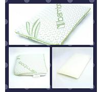 S&S Bedding NEW ANTI BACTERIAL BAMBOO MEMORY FOAM COT BED PILLOW (PREMIUM QUALITY) WITH REMOVABLE COVER + FREE U.K. DELIVERY