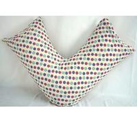 S&S Bedding Orthopaedic Printed V Shaped Polycotton Pillowcase Super Soft Best For Back & Neck Support/Maternity/Nursing, Unique Designs V Pillowcase Cover Only (Pattern 3)