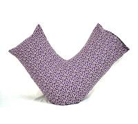 S&S Bedding Orthopaedic Printed V Shaped Polycotton Pillowcase Super Soft Best For Back & Neck Support/Maternity/Nursing, Unique Designs V Pillowcase Cover Only (Pattern 6)