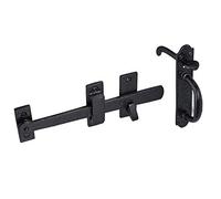 S & S International Old Country Suffolk Thumb Cottage Door gate Latch Handles Vintage Old Style (Black)