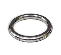 S.S. PADAM HANDICRAFT INDUSTRIES 12MM STAINLESS STEEL AUTHENTIC HEAVY SIKH PUNJABI KADA, 6.4 CM-6.5 CM, Stainless Steel, Amber