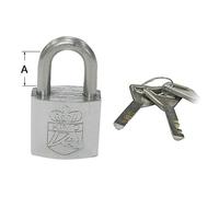 S.S padlock 60x38 mm - 1 PC Osculati - 38.021.60 - 3802160