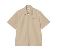 S/S Postal Zip Shirt - male - Carhartt Wip - Short Sleeve Shirts - Beige - L - Shirts L