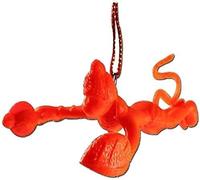 S,S Store Orange Flying Lord Hanuman Ji Idol Car Mirror Hanging, Wall and Door Hanging