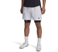 (S S, White) Under Armour Mens Challenger Pro 2 in 1 Shorts
