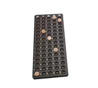 S&S Worldwide Bingo Masterboard for up to 7/8" Bingo Balls. Two-Piece Plastic Board Snaps Together. Bingo Balls Not Included. 17-1/4" x 6-3/4".