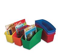 S&S Worldwide Book Bins Set of 6, Assorted Colors