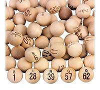 S&S Worldwide W9509 Wooden Bingo Balls (Pack of 75)