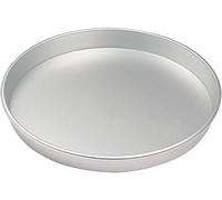 S Samuel Groves - 12" Round Sandwich Tin Silver Anodised Loose Base 305 x 38mm