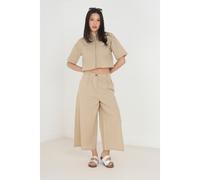 Brave Soul Womens/Ladies Kiki Culotte TrousersS Sand 1864
