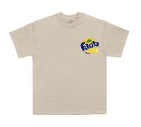 (S, Sand) Fanta Unisex Adult Lemon T-Shirt