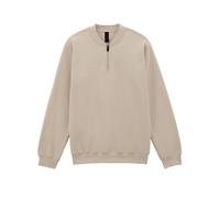 (S, Sand) Gildan Unisex Adult Softstyle Midweight Quarter Zip Sweatshirt