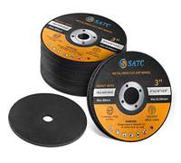 S SATC Grinder Wheel 25 PCS Cut Off Wheels 3 Inch Cut Off Wheel 3" x1/16 x3/8" Fits Any Angle Grinder Air Tool