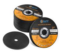 S SATC Grinder Wheel 25 PCS Cut Off Wheels 3 Inch Cut Off Wheel 3" x1/16 x3/8" Fits Any Angle Grinder Air Tool