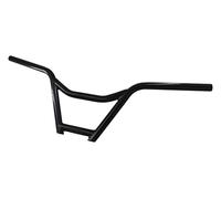 S SENQI Durable Steel Bicycle Handlebars - 710mm Width x 200mm Rise 22.2mm Stem Clamp, Universal Fit for Comfortable Riding Experience