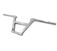 S SENQI Durable Steel Bicycle Handlebars - 710mm Width x 200mm Rise 22.2mm Stem Clamp, Universal Fit for Comfortable Riding Experience