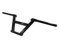 S SENQI Durable Steel Bicycle Handlebars - 710mm Width x 200mm Rise 22.2mm Stem Clamp, Universal Fit for Comfortable Riding Experience