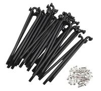 S SENQI Electric Bicycle Spokes 12G Steel with Copper Cap E-Bike Tricycle Wheel Multiple sizes 28pcs Black,131mm