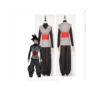 (S) Seven Dragon Ball Super Black Goku Fighting Uniform Anime Cosplay Costume Adult